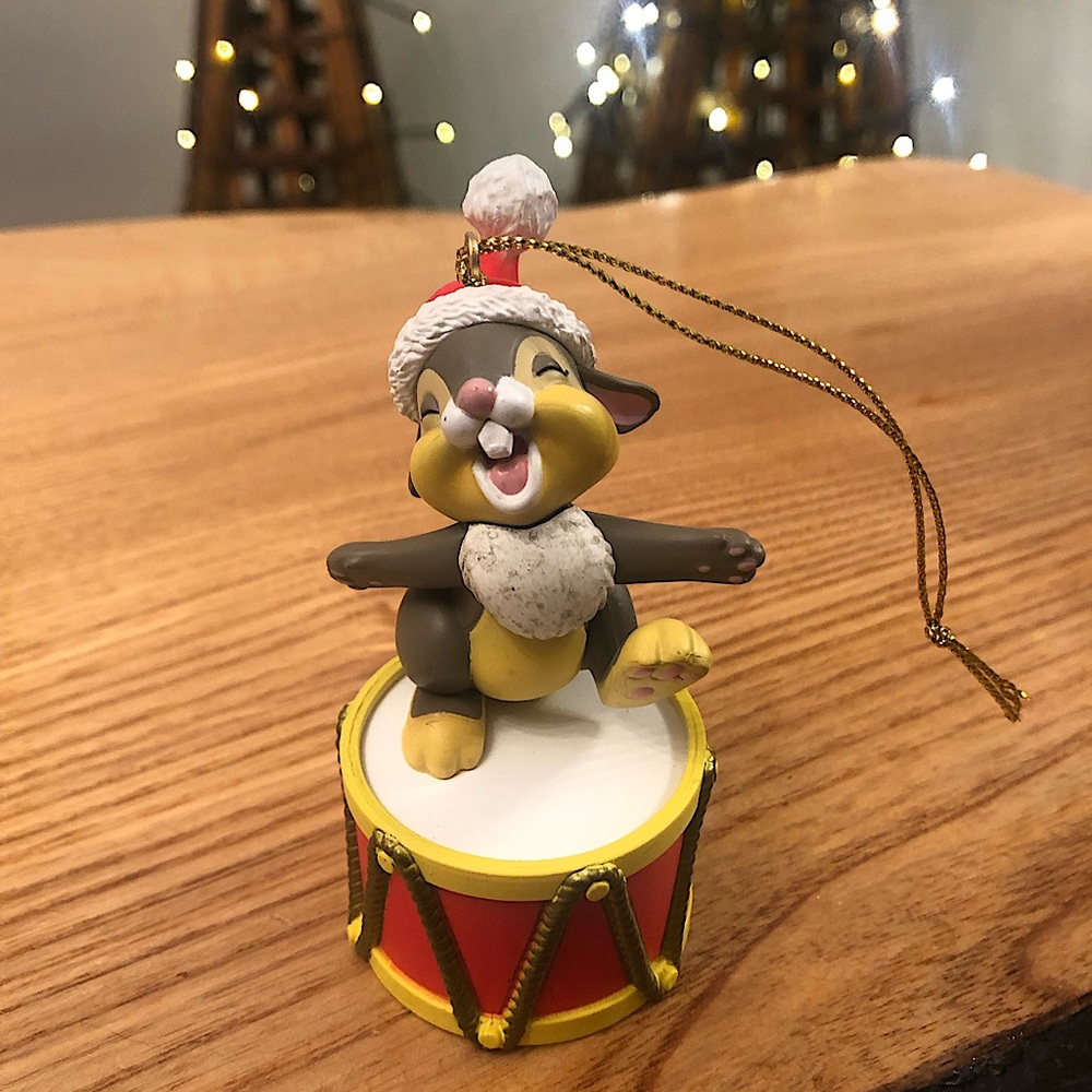 Disney Collectable Christmas Ornament - Thumper on Drum - Bambi